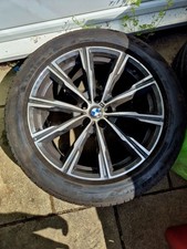 20'' GENUINE BMW X5 G05  SPORT ALLOYS WHEELS with fitted  tyres. Set of 4  