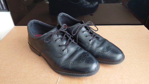 Clarks girls black leather - clarks,