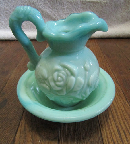 Vintage avon aqua blue - vintage, pitcher