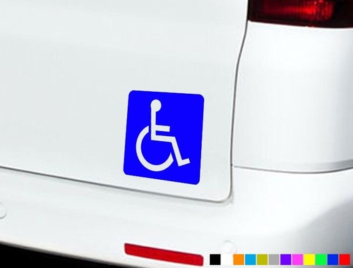 Disabled car stickers decals - car,