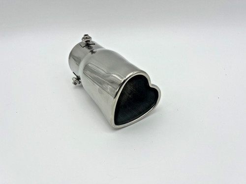 Love heart exhaust tip 80mm - heart,