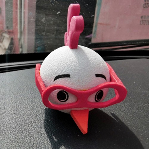 1pc cute glasses chickens - 1pc,