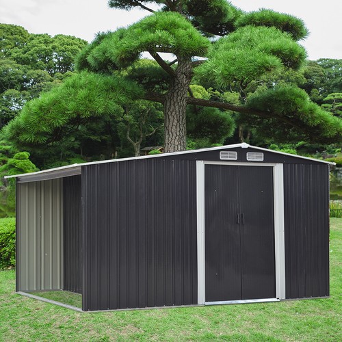 Garden shed apex roof - apex, metal