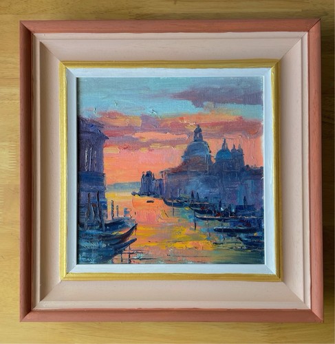 Venice sunset the salute - the,