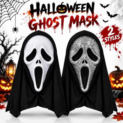 Ghost killer mask - killer, w/