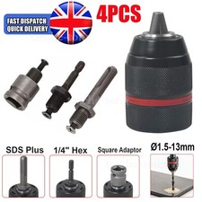 4pcs drill chuck adapter - drill,