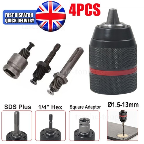 4pcs drill chuck adapter - drill,