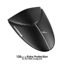 Pyramid Rear Hugger Extension Matte Black Triumph Street Triple 675 07 - 12