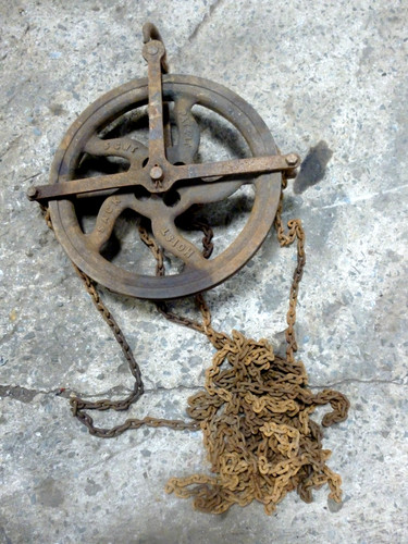 Vintage sack hoist snatch - vintage,