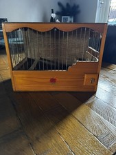 Vintage  Hand Made Wooden Mule / Goldfinch / Canary /Small Bird Cage