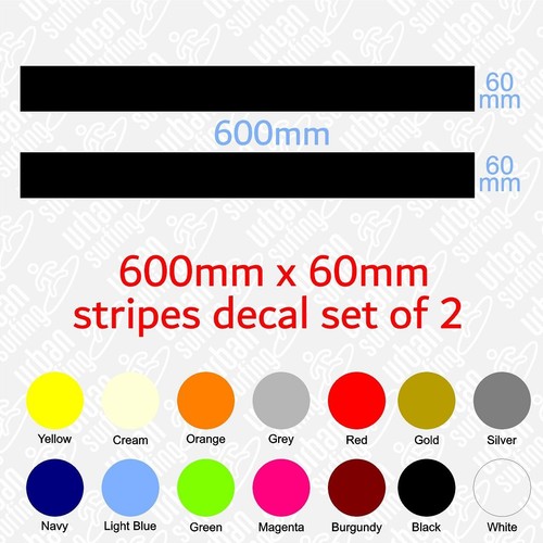 600mm 60mm stripe - 600mm, stickers
