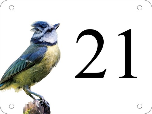 Personalised aluminium blue - aluminium,