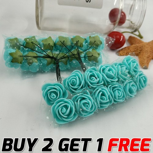 144pcs artificial flowers mini - 144pcs,
