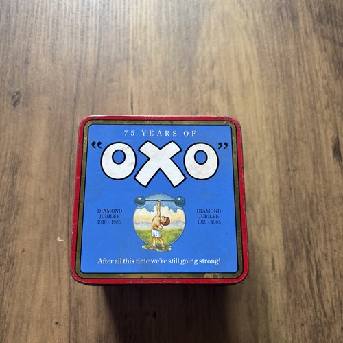 Vintage oxo tin years - tin,