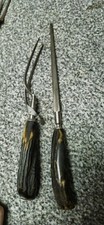 Vintage Stag Horn Carving Fork