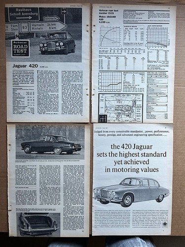 Jaguar 420 autocar road - 420, (1967)