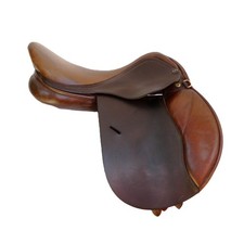 16" Wide Brown English Leather