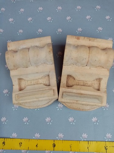 Vintage wooden corbels - vintage,