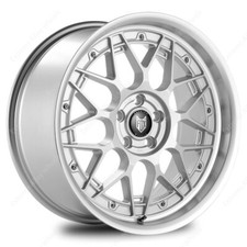 18" Silver Hiro Alloy Wheels Fits Bmw 3 Series E36 E46 E90 E91 E92 E93 - 8 + 8.5