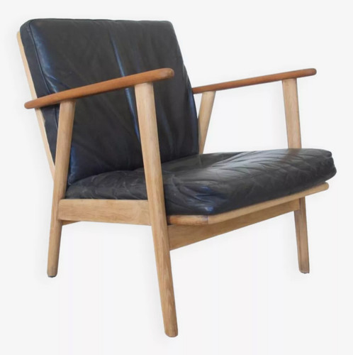 Danish mid century teak oak - teak, &