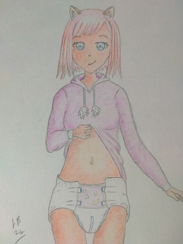 Abdl art adult baby diaper - abdl,