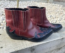 Mens Cowboy, Country & Western, Line Dancing boots, size 7.5 (41) OK Brand