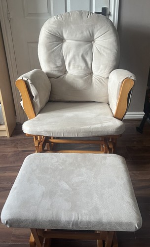 Rocking chair and footstool - chair,
