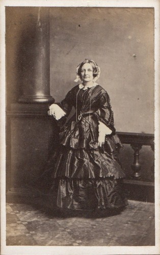 Manchester trimmed cdv lady - manchester,
