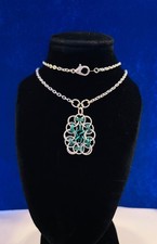Handmade chainmail necklace