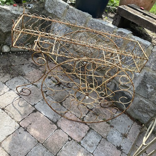 Vintage ornate metal wire - ornate,