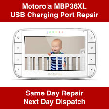 Motorola MBP36XL Baby Monitor USB Charging Port REPAIR SERVICE - Same Day