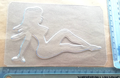 Female figure chocolate