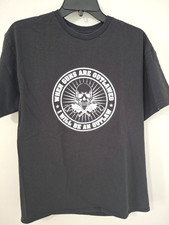 2nd Amendment T-Shirt, "When Guns are Outlawed" Short Sleeve, Black, Large