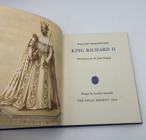 Folio society king richard - society,
