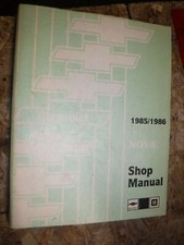 1985 1986 CHEVROLET NOVA