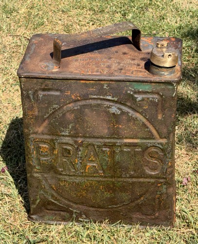 Vintage pratts gallon petrol - 2,