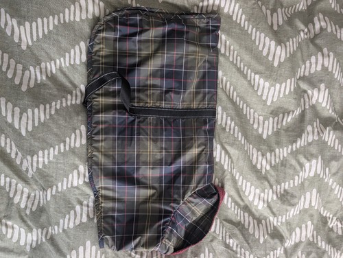 Barbour tartan drying robe dog - barbour,
