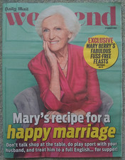 Weekend Mag: Mary Berry,Adrian Dunbar, Griff Rhys Jones, Gabby Logan, Simon Mayo
