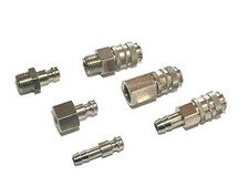 Water fed pole rectus 21 hose connector couplings hosetail 1/4 bsp 6mm 8mm