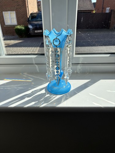 Victorian baby blue opaline