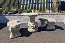 Large Round Garden Table Set