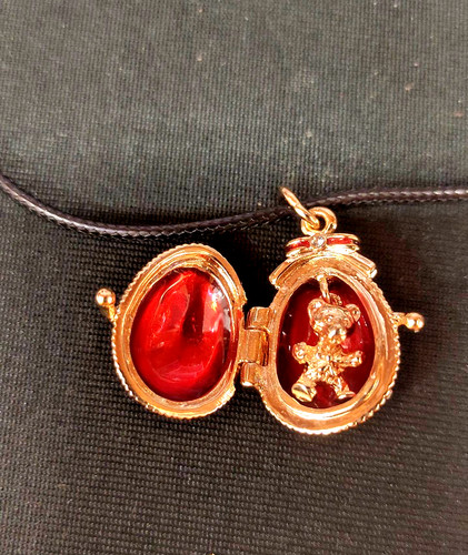 Faberge egg shaped lucky - faberge, charm