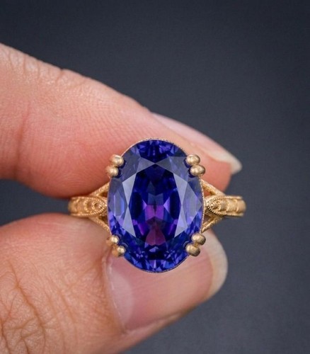 Vintage tanzanite ring 925 - tanzanite,
