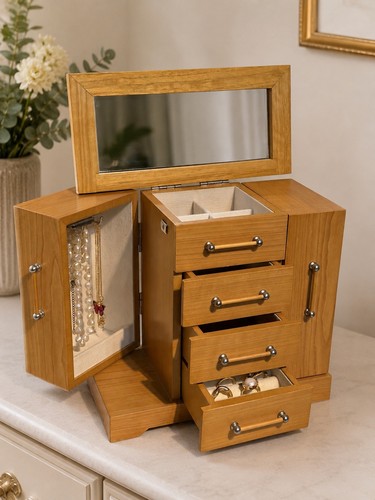 Mele wooden jewellery box - box, 4