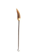 Antique Button Hook with Antler Handle Metal Shaft Circa 1890s–1910s 23.5cm