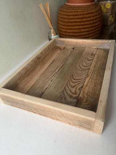 Handmade rustic wooden serving - handmade,