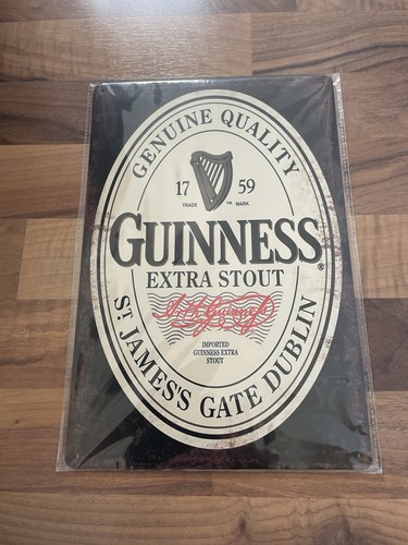 Guinness metal sign new in - guinness, a4