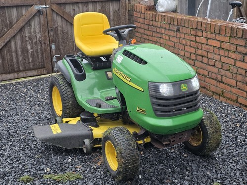 John deere l120 ride mower - l120,