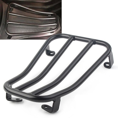 Black rear luggage - rear, rack