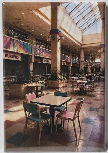 Abandoned mall food court - abandoned,